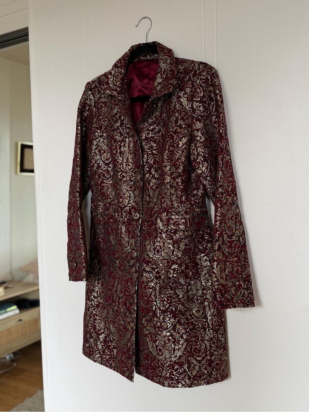 VINTAGE Lamé Brocade Party Jacket